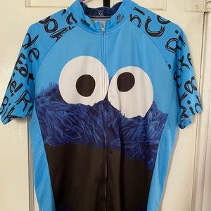 Ride bike, eat cookie